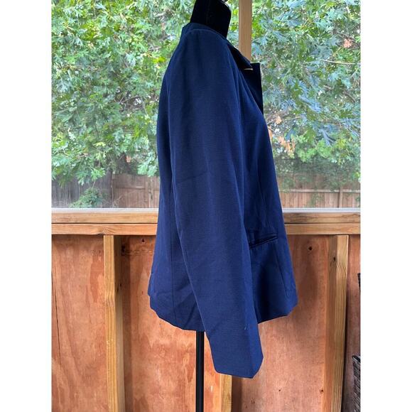 Pendleton Women's Vintage Navy Button Front Jacket Size 12 - Picture 2 of 9